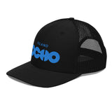 Ocho Black and Blue Trucker Cap