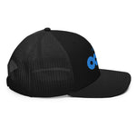 Ocho Black and Blue Trucker Cap